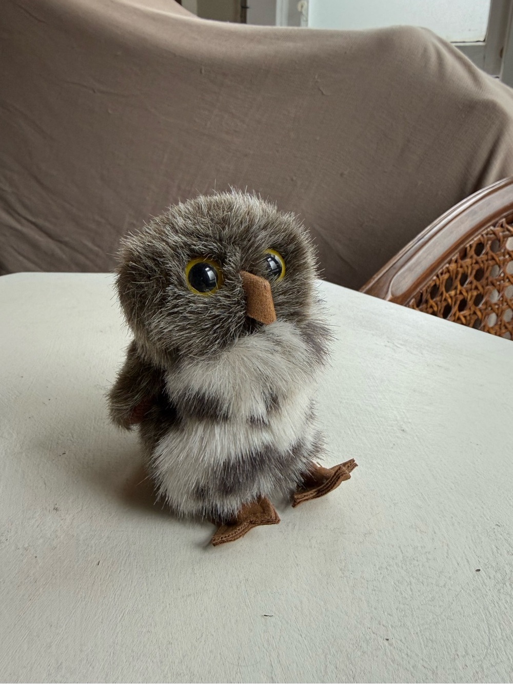 Tiny owl finger puppet